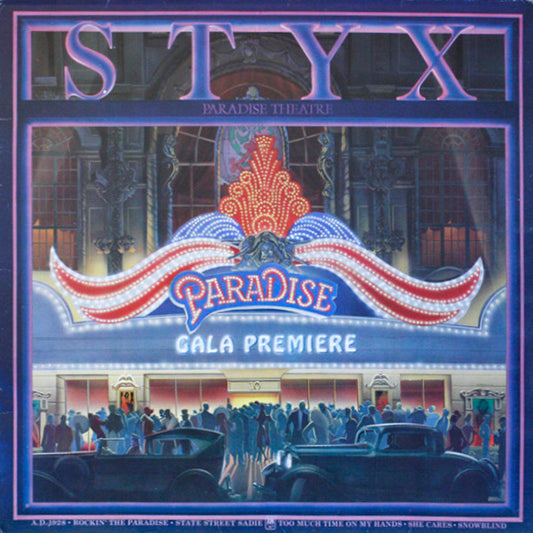 Styx : Paradise Theatre (LP, Album, Gat)