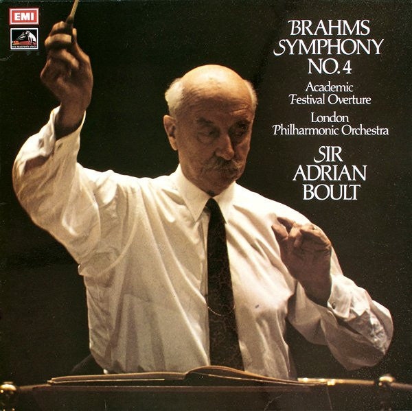 Johannes Brahms, London Philharmonic Orchestra, Sir Adrian Boult : Symphony No. 4 (LP)