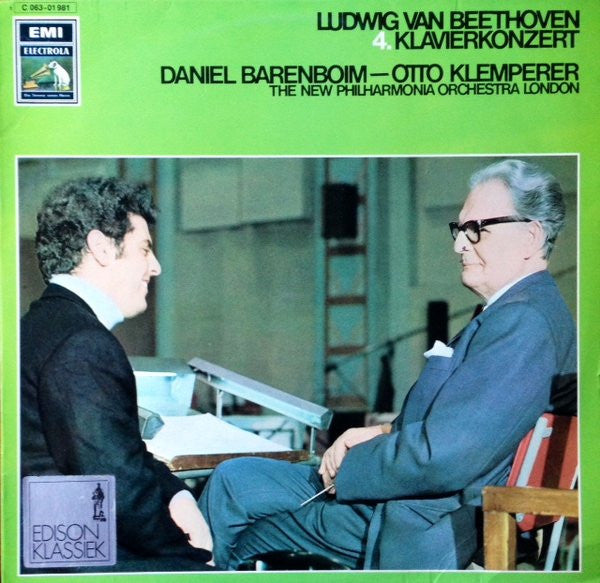 Ludwig van Beethoven, Daniel Barenboim, Otto Klemperer, New Philharmonia Orchestra : Ludwig van Beethoven Klavierkonzert 4 (LP)