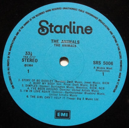 The Animals : The Animals (LP, Album, RE)