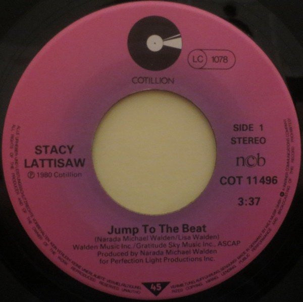 Stacy Lattisaw : Jump To The Beat (7", Single)