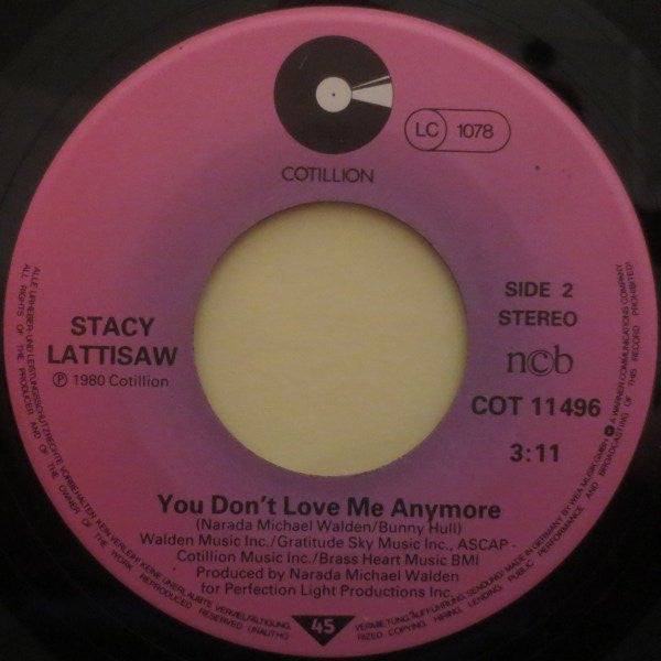 Stacy Lattisaw : Jump To The Beat (7", Single)