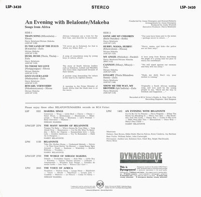 Harry Belafonte / Miriam Makeba : An Evening With Belafonte/Makeba (LP, Album)