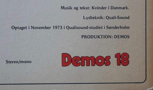 Kvinder I Danmark : Kvinder I Danmark (LP)