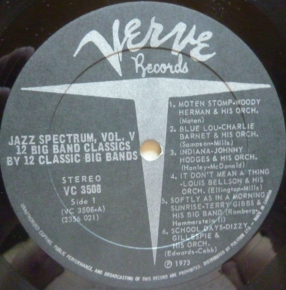 Various : Jazz Spectrum Vol. 5 (LP, Comp)
