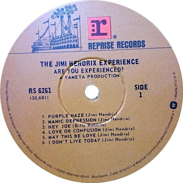 The Jimi Hendrix Experience : Are You Experienced? (LP, Album, RE)