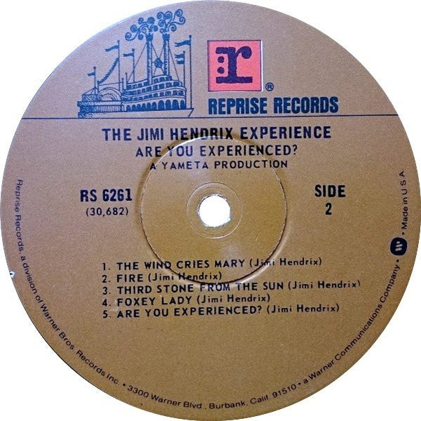 The Jimi Hendrix Experience : Are You Experienced? (LP, Album, RE)