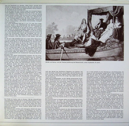 Georg Friedrich Händel, Collegium Aureum : Wassermusik / Feuerwerksmusik / Concerto F-dur (2xLP, Comp, Club, S/Edition)