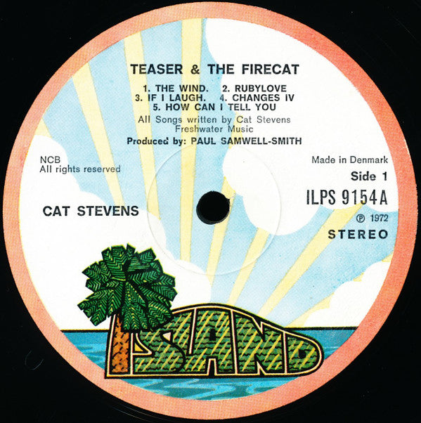 Cat Stevens : Teaser And The Firecat (LP, Album, RE, Gat)