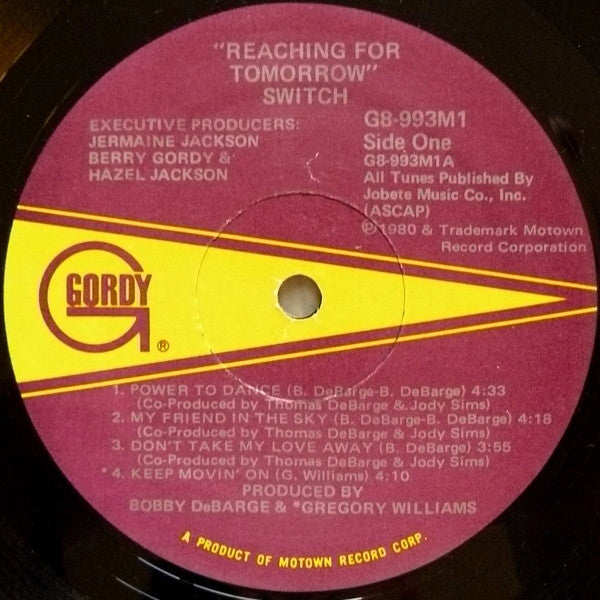 Switch (6) : Reaching For Tomorrow (LP, Album)