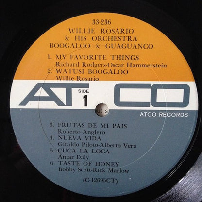 Willie Rosario Y Su Orquesta : Boogaloo & Guaguanco (LP, Album, Mono)