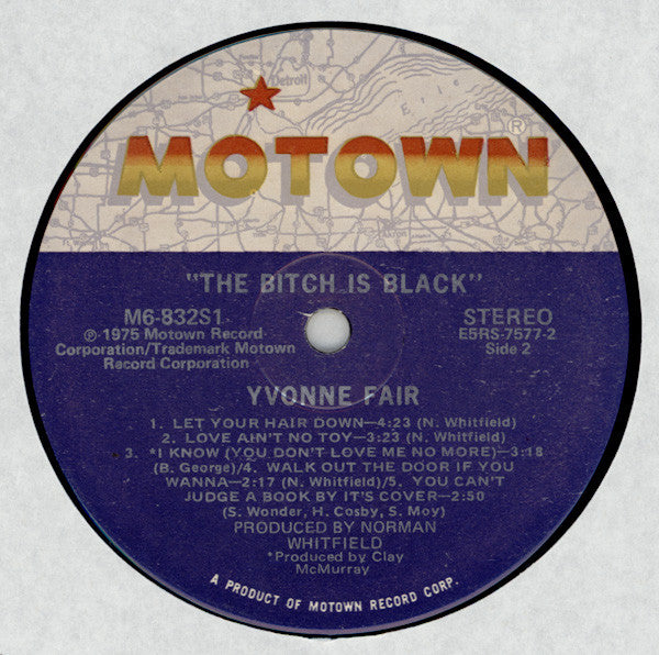 Yvonne Fair : The Bitch Is Black (LP, Album)