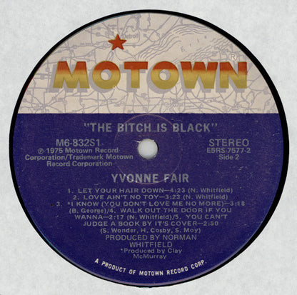 Yvonne Fair : The Bitch Is Black (LP, Album)