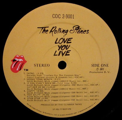 The Rolling Stones : Love You Live (2xLP, Album, Pre)