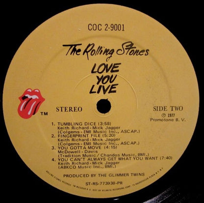 The Rolling Stones : Love You Live (2xLP, Album, Pre)