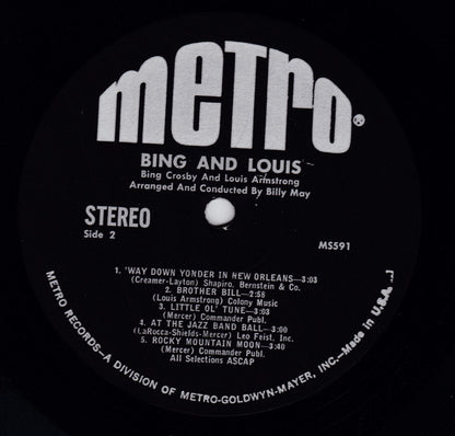 Bing Crosby And Louis Armstrong : Bing & Louis (LP, Album, RP)