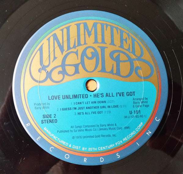 Love Unlimited : He's All I've Got (LP, Album)