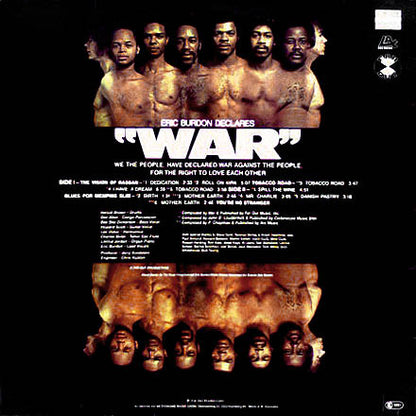 Eric Burdon & War : Eric Burdon Declares “War” (LP, Album, RE)