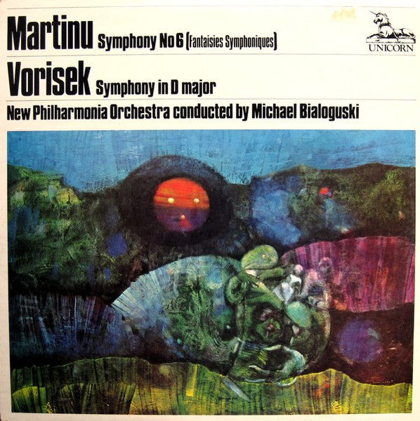 Bohuslav Martinů / Jan Václav Hugo Voříšek - New Philharmonia Orchestra, Michael Bialoguski : Symphony No. 6 (Fantaisies Symphoniques) / Symphony In D Major (LP)