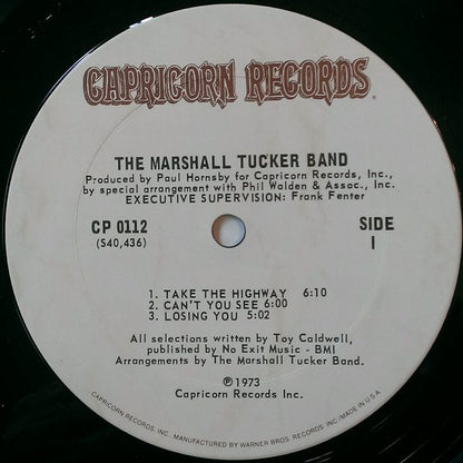 The Marshall Tucker Band : The Marshall Tucker Band (LP, Album, San)