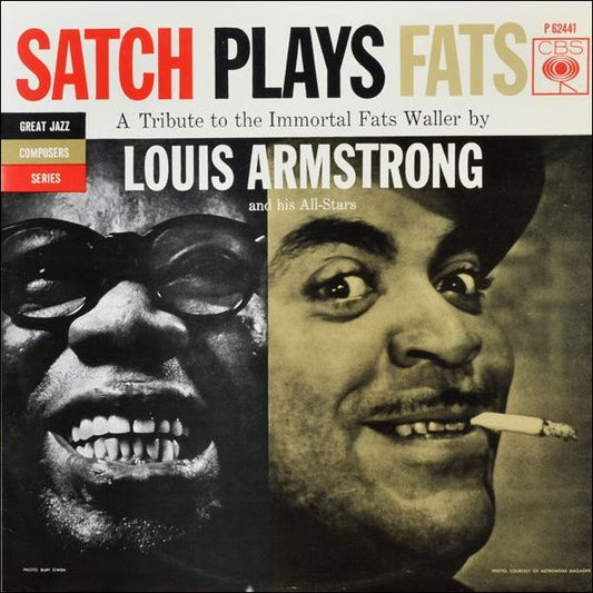 Louis Armstrong And His All-Stars : Satch Plays Fats: A Tribute To The Immortal Fats Waller By Louis Armstrong And His All-Stars (LP, Album, Mono, RE)