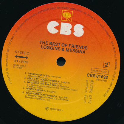 Loggins And Messina : The Best Of Friends (LP, Comp)