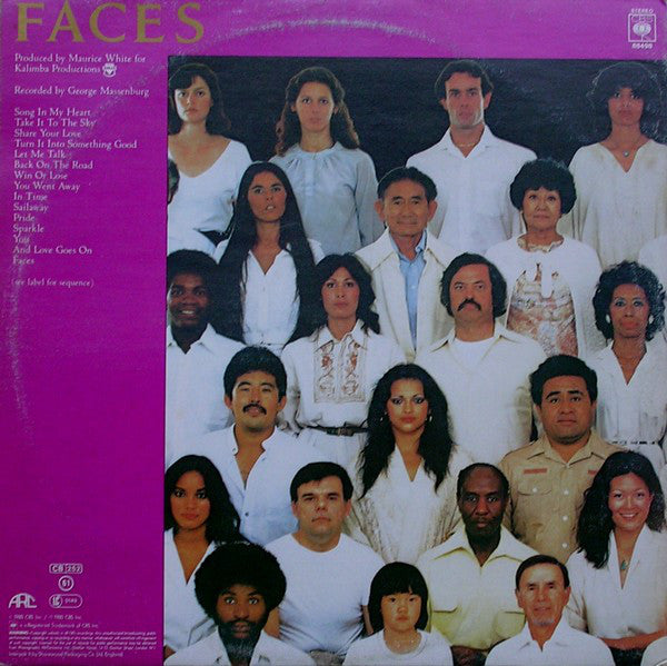 Earth, Wind & Fire : Faces (2xLP, Album, Gat)