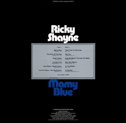 Ricky Shayne : Mamy Blue (LP, Album)