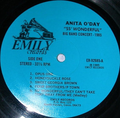 Anita O'Day : SS' Wonderful Big Band Concert 1985 (LP)