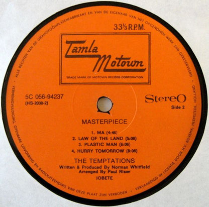 The Temptations : Masterpiece (LP, Album)