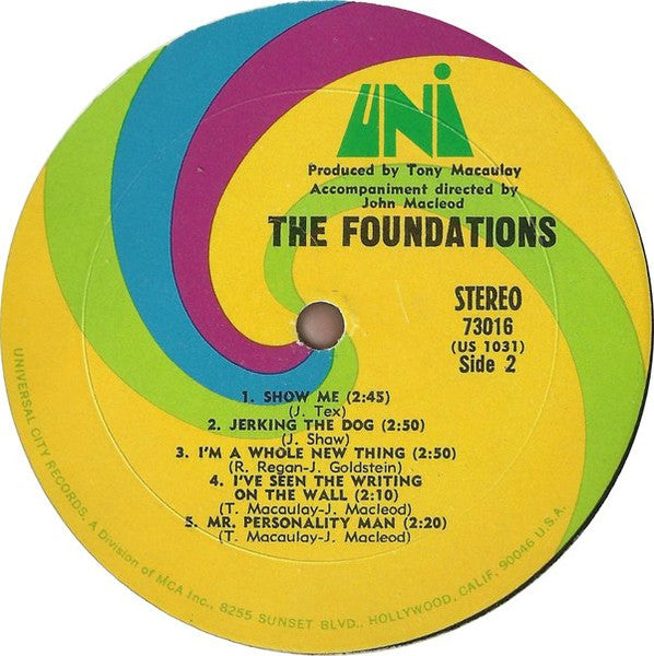 The Foundations : Baby, Now That I've Found You (LP, Album)