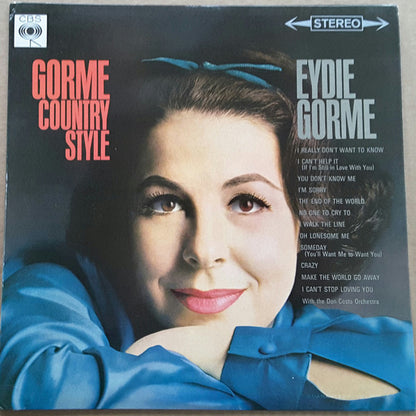 Eydie Gormé : Gorme Country Style (LP, Album)