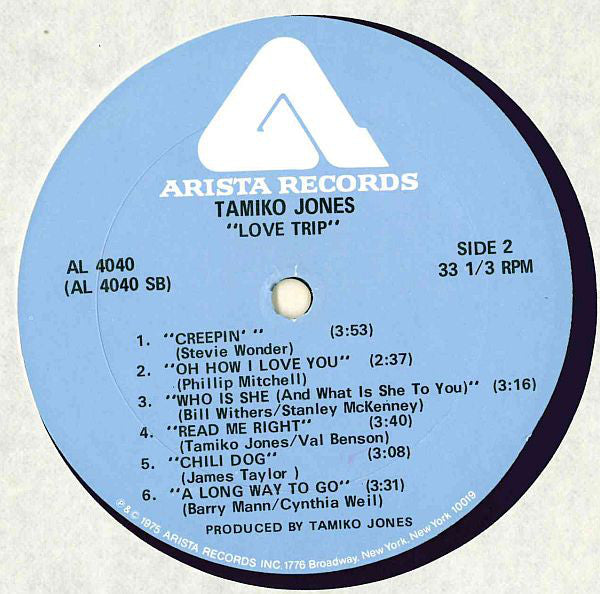 Tamiko Jones : Love Trip (LP, Album)