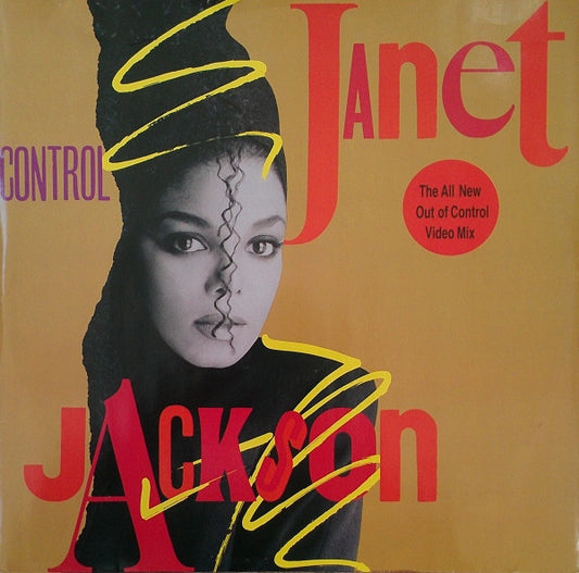 Janet Jackson : Control (The All New Out Of Control Video Mix) (12", Single)