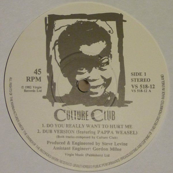 Culture Club : Do You Really Want To Hurt Me (12", Single, EMI)