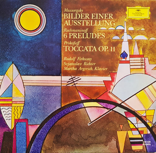 Rudolf Firkušný, Sviatoslav Richter, Martha Argerich, Modest Mussorgsky, Sergei Vasilyevich Rachmaninoff, Sergei Prokofiev : Bilder Einer Ausstellung/ 6 Preludes / Toccata Op. 11 (LP)