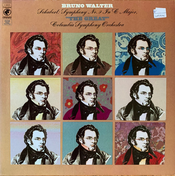 Bruno Walter, Franz Schubert, Columbia Symphony Orchestra : Symphony No. 9 In C Major "The Great" (LP, Album, RE)