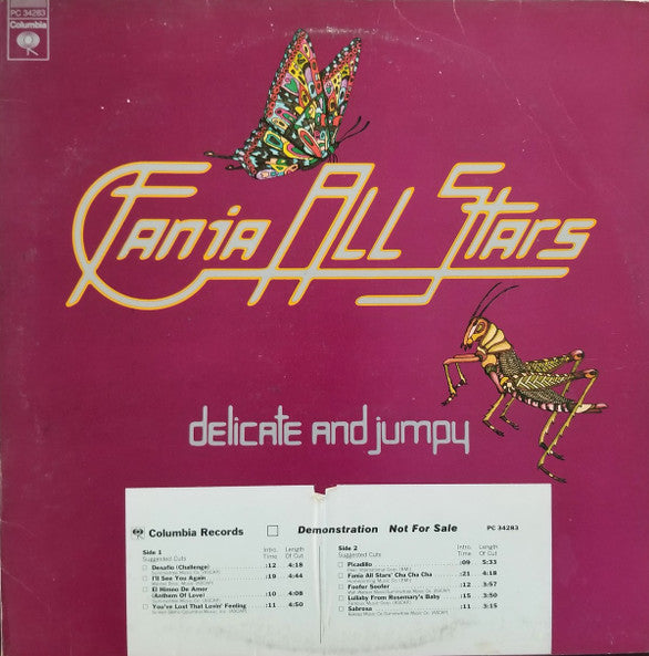 Fania All Stars : Delicate & Jumpy (LP, Album, Promo, Ter)