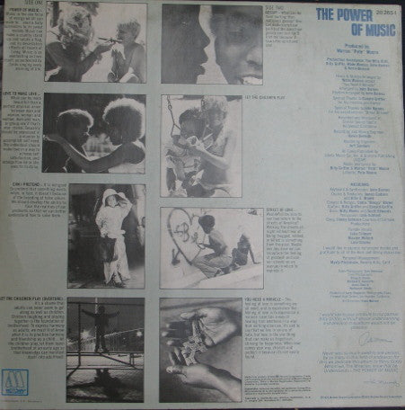 The Miracles : The Power Of Music (LP, Album)