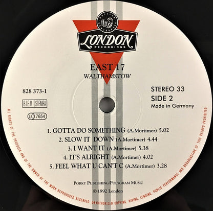 East 17 : Walthamstow (LP, Album)