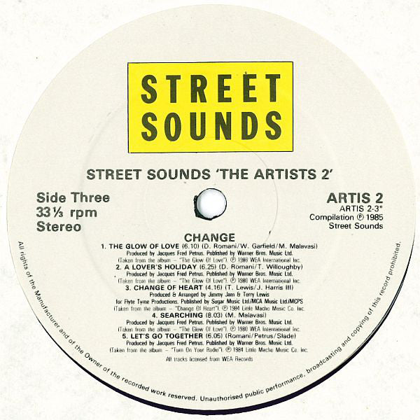 Various : The Artists Volume Two (2xLP, Comp)