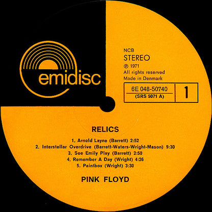 Pink Floyd : Relics (LP, Comp)