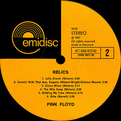 Pink Floyd : Relics (LP, Comp)