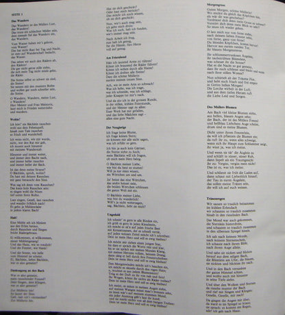 Franz Schubert / Ernst Haefliger, Jörg Ewald Dähler : Die Schöne Müllerin (LP, Album, Gat)