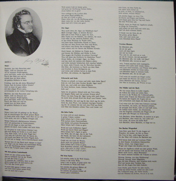 Franz Schubert / Ernst Haefliger, Jörg Ewald Dähler : Die Schöne Müllerin (LP, Album, Gat)