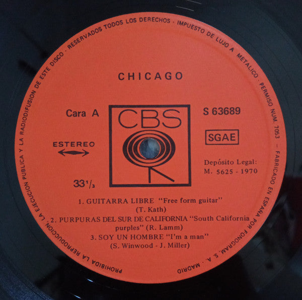 Chicago (2) : Chicago Transit Authority (LP, Album)