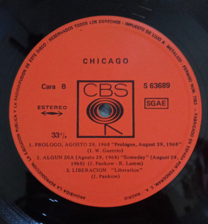 Chicago (2) : Chicago Transit Authority (LP, Album)