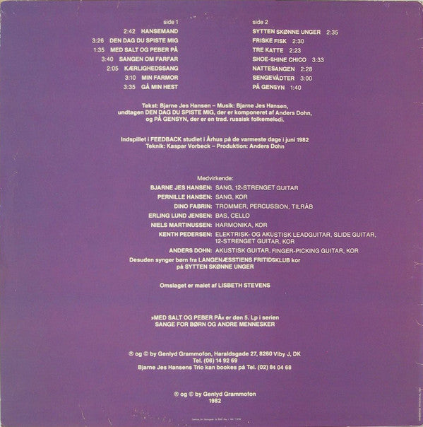 Bjarne Jes Hansen : Med Salt Og Peber På (LP, Album)