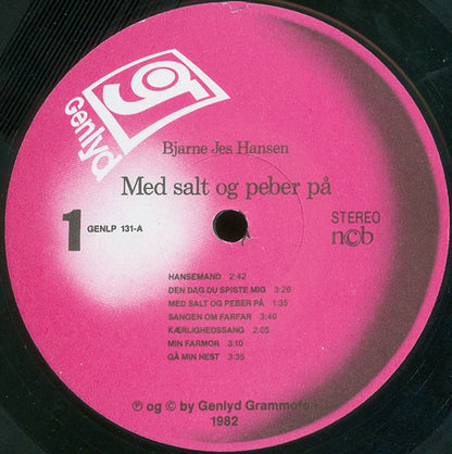 Bjarne Jes Hansen : Med Salt Og Peber På (LP, Album)