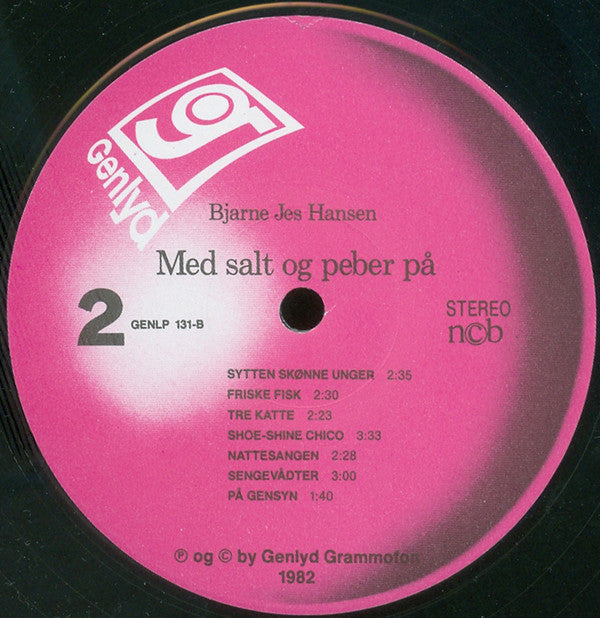 Bjarne Jes Hansen : Med Salt Og Peber På (LP, Album)